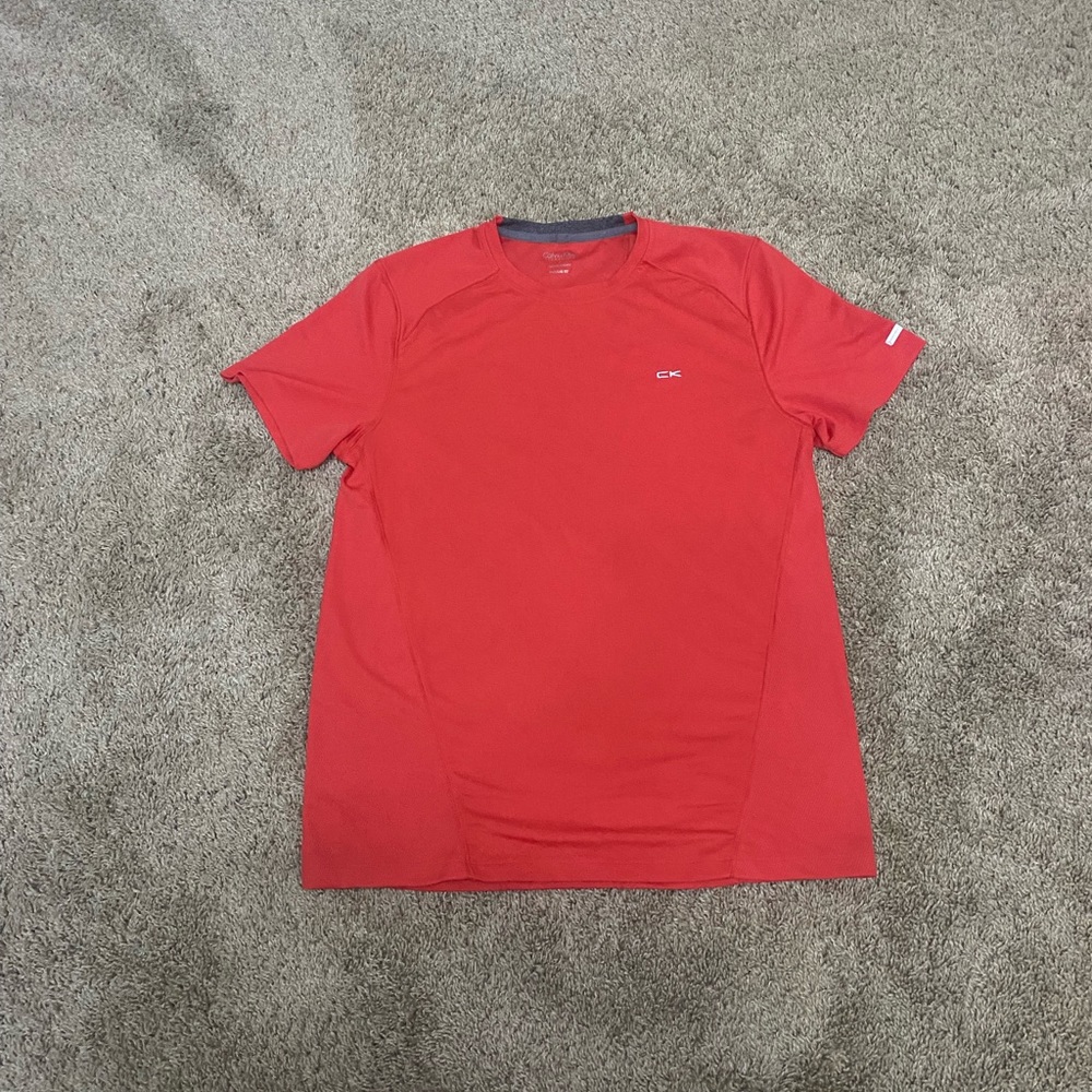 Calvin Klein Performance Red short sleeve Tee Shirt